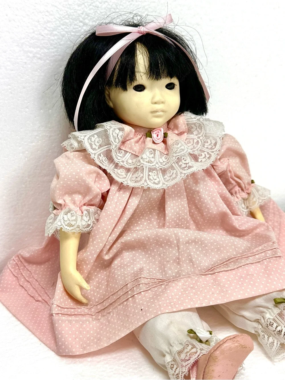 Vintage 1982 collector doll Ling Ling designed by Pauline Bjonness-Jacobsen PBJ